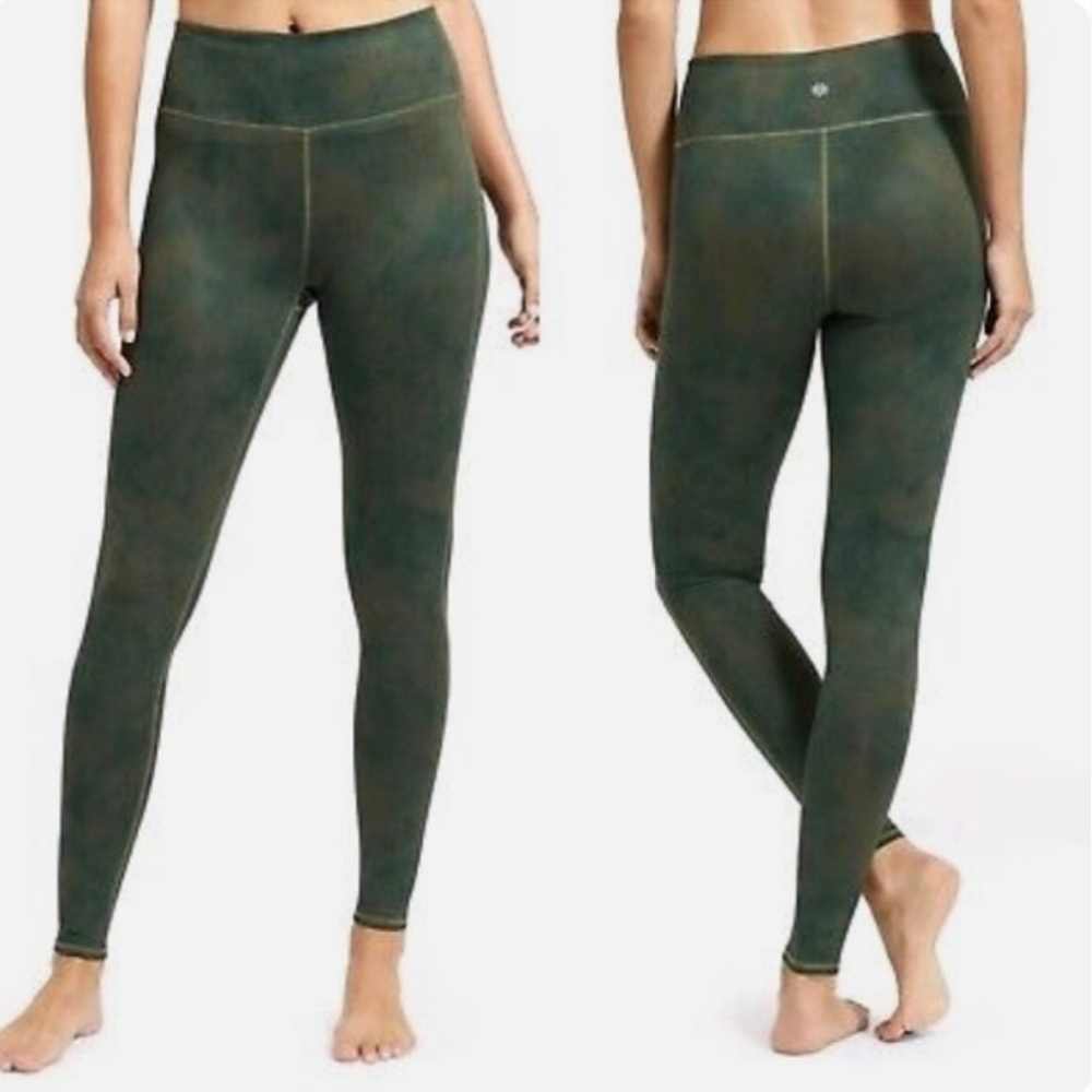 Athleta Green Clouds Chaturanga Tight‎ Women Leggings Small